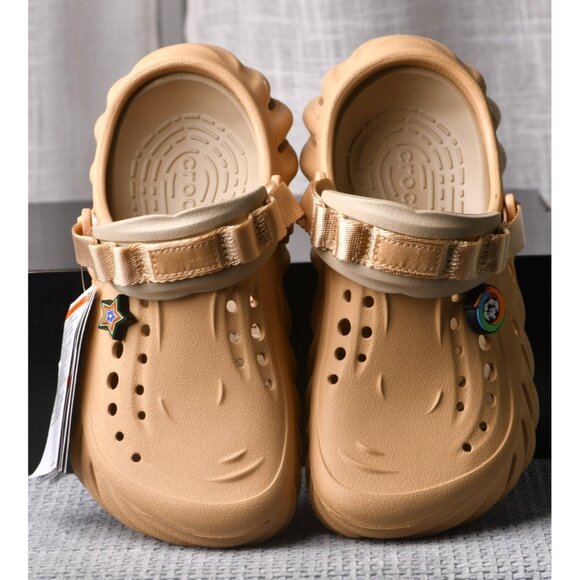 New! Size: 3 Men/5 Women | Crocs Echo Clog | Color: Wheat | 207937-209 main image 16